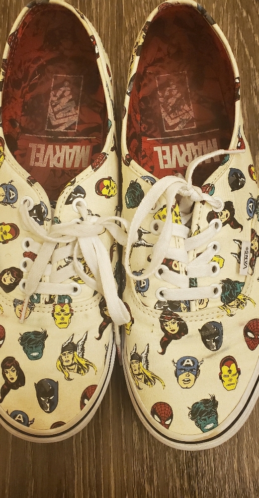 Vans X Marvel Authentic size 12